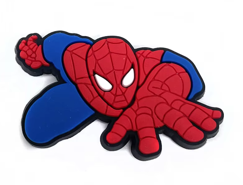 Cute Cartoon PVC Sandals Decoration Soft Rubber Shoelace and Button for Shoe Accessories