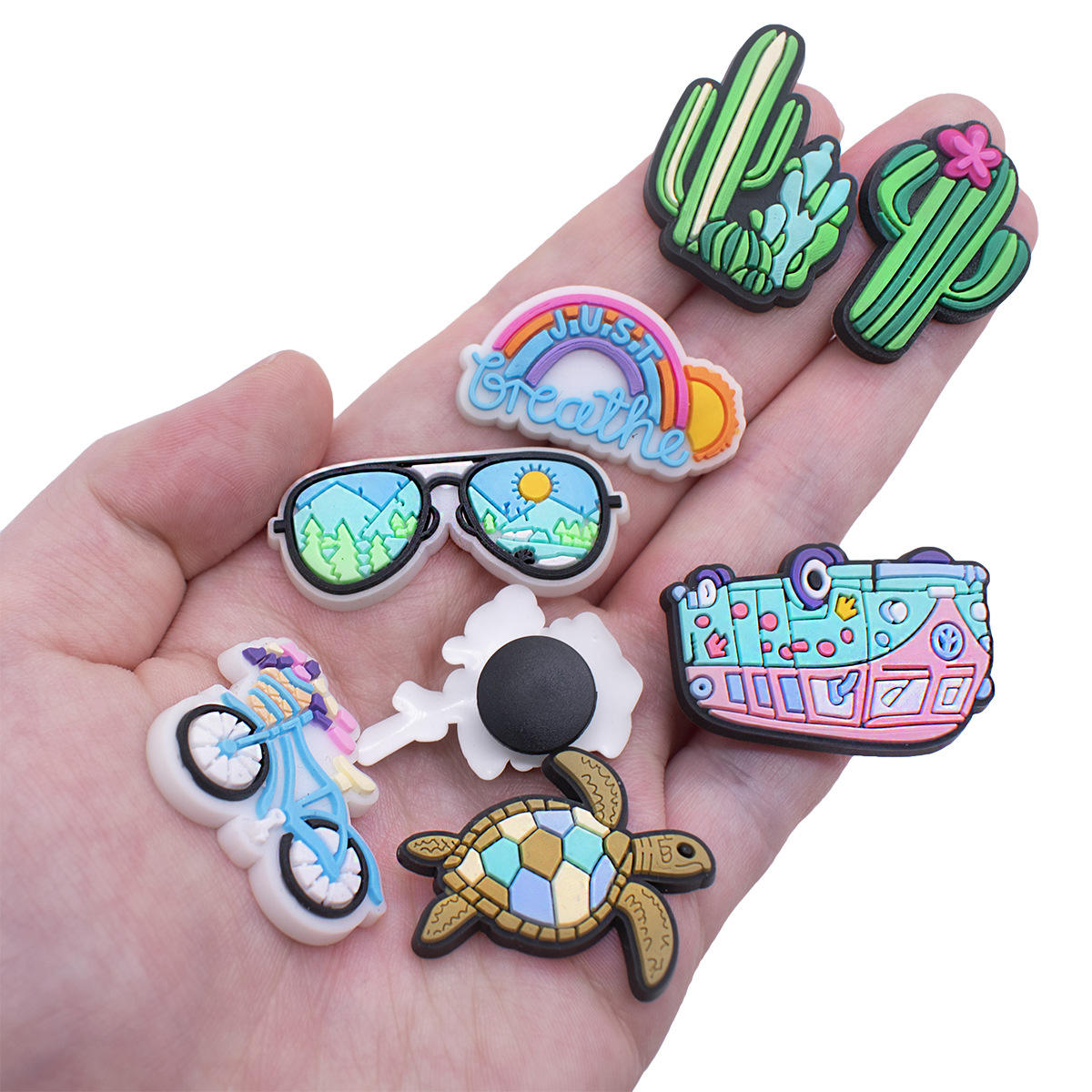 Wholesale PVC Shoe Charms  Clog Charms vacation elements