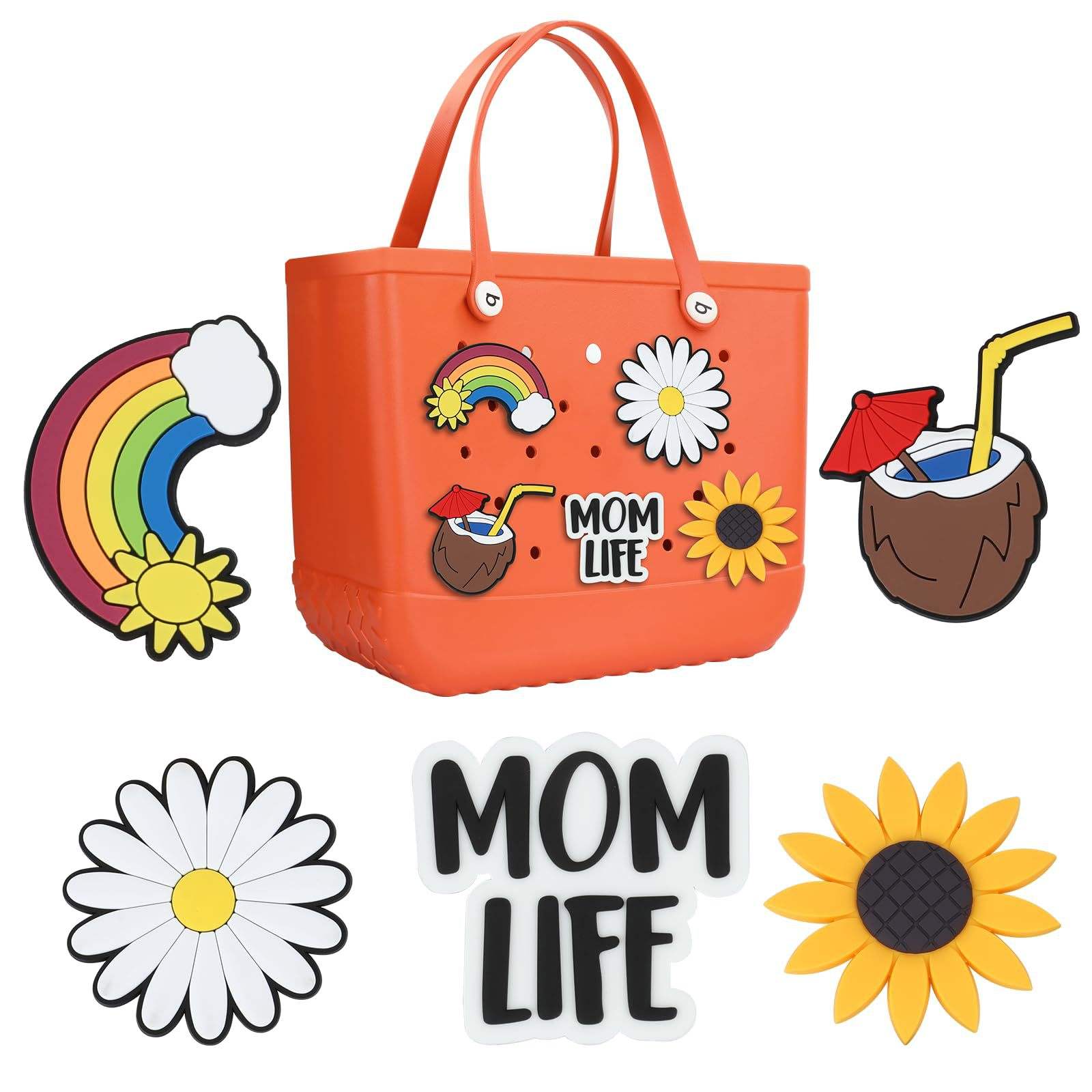 PVC Waterproof Eco-Friendly Lightweight High Quality Handbag Insert Charms DIY Decoration Accessories for EVA Beach Bag Bag